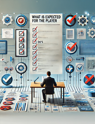 O que se espera do jogador