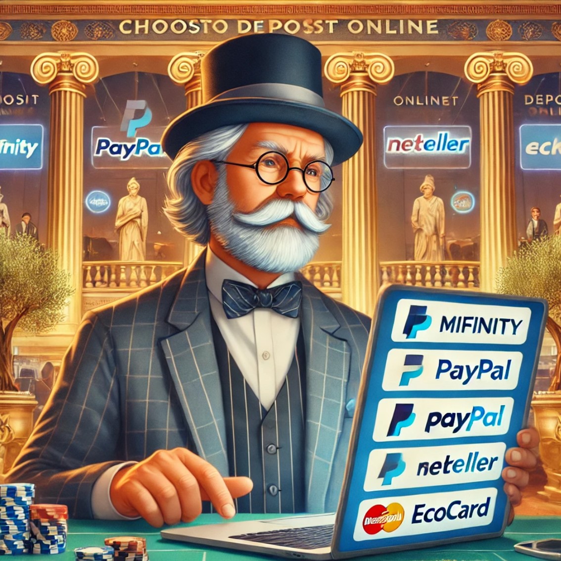 Informações bancárias para jogadores gregos