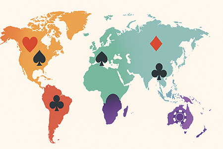 Como o mercado de cassinos online difere entre os países?