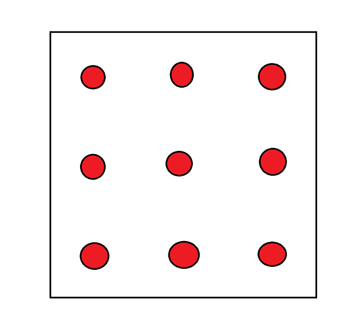 9 círculos