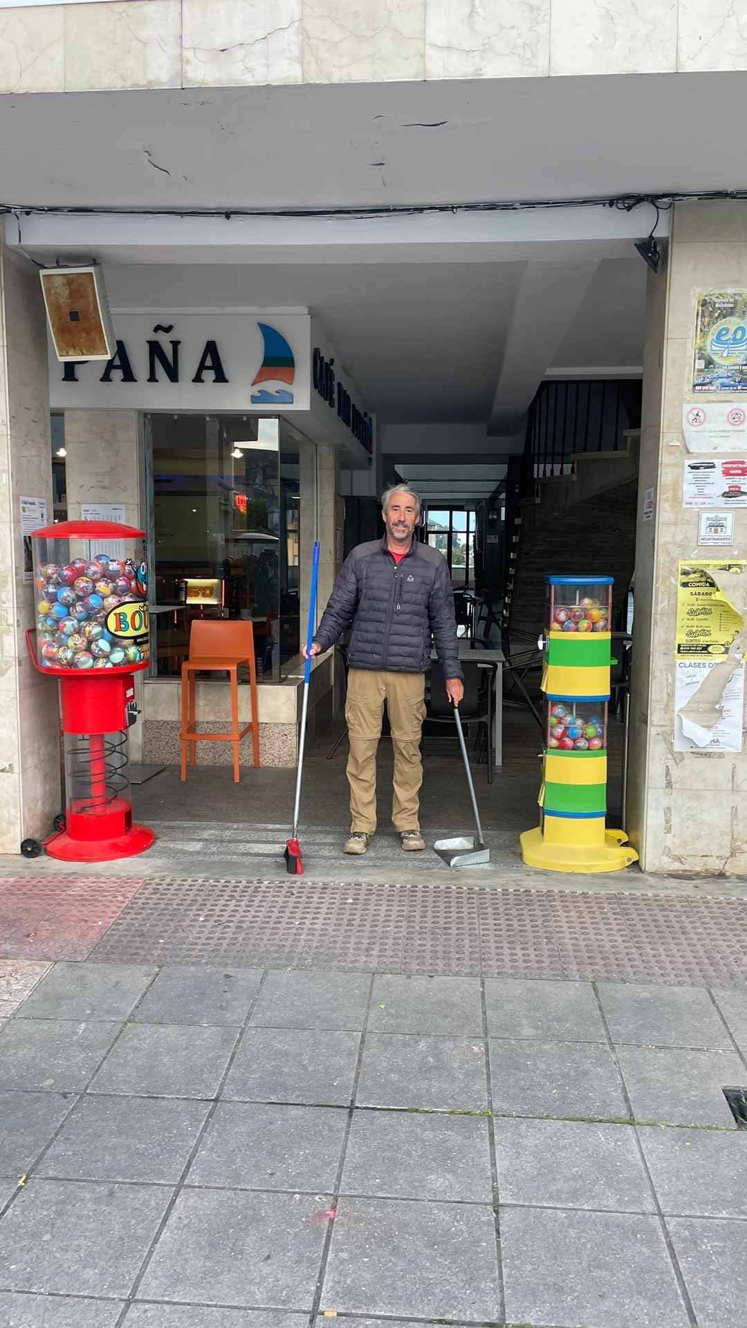 Varrendo em La Caridad