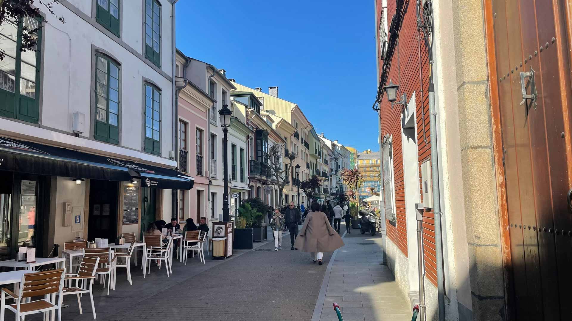 Cena de rua em Ribadeo
