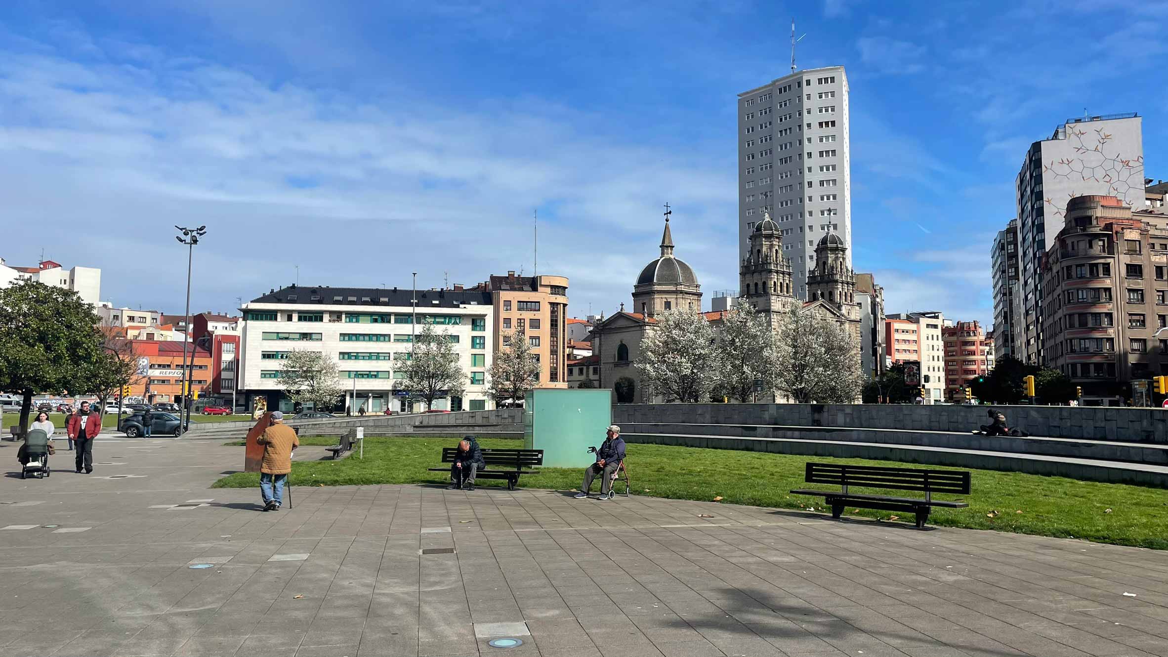 Parque em Gijón