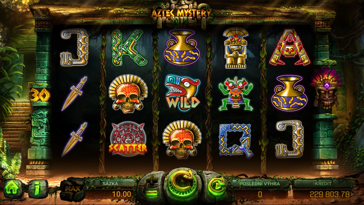 Caça-níquel Aztec Mystery da Apollo Games