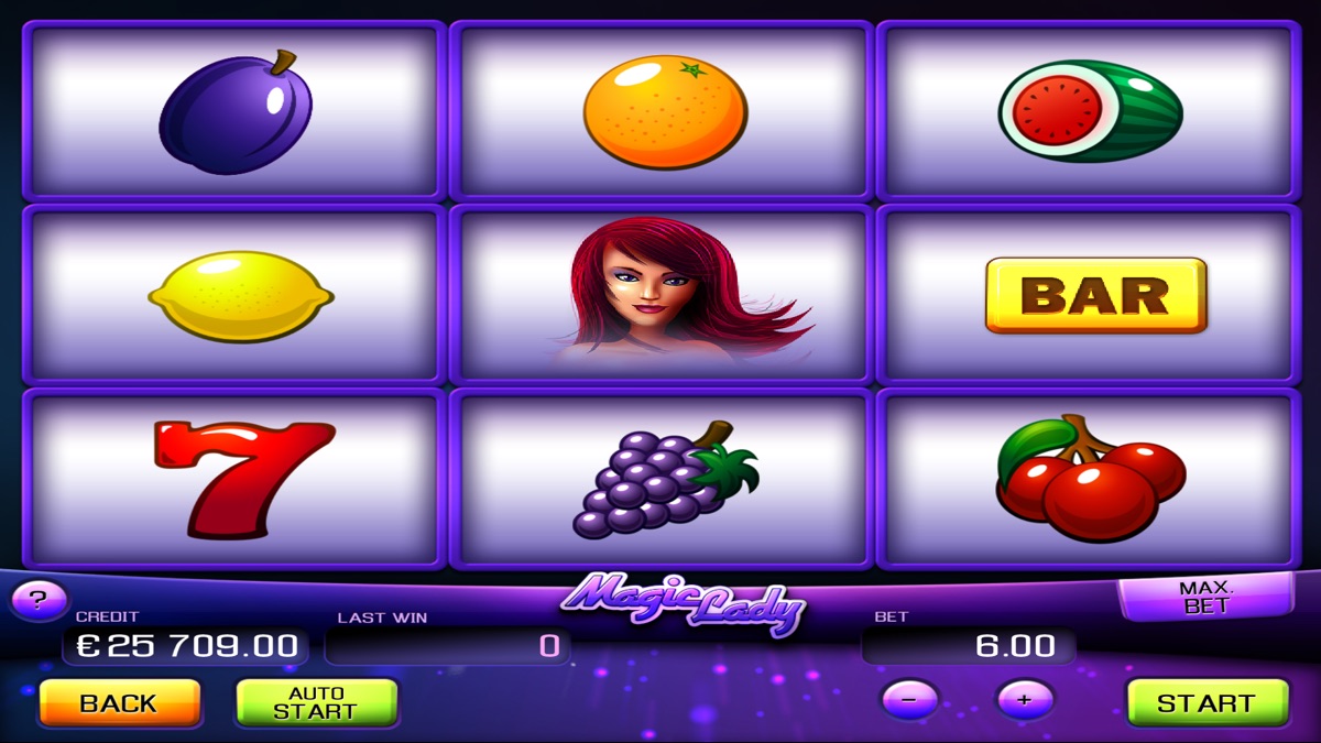 Caça-níquel Magic Lady da Apollo Games