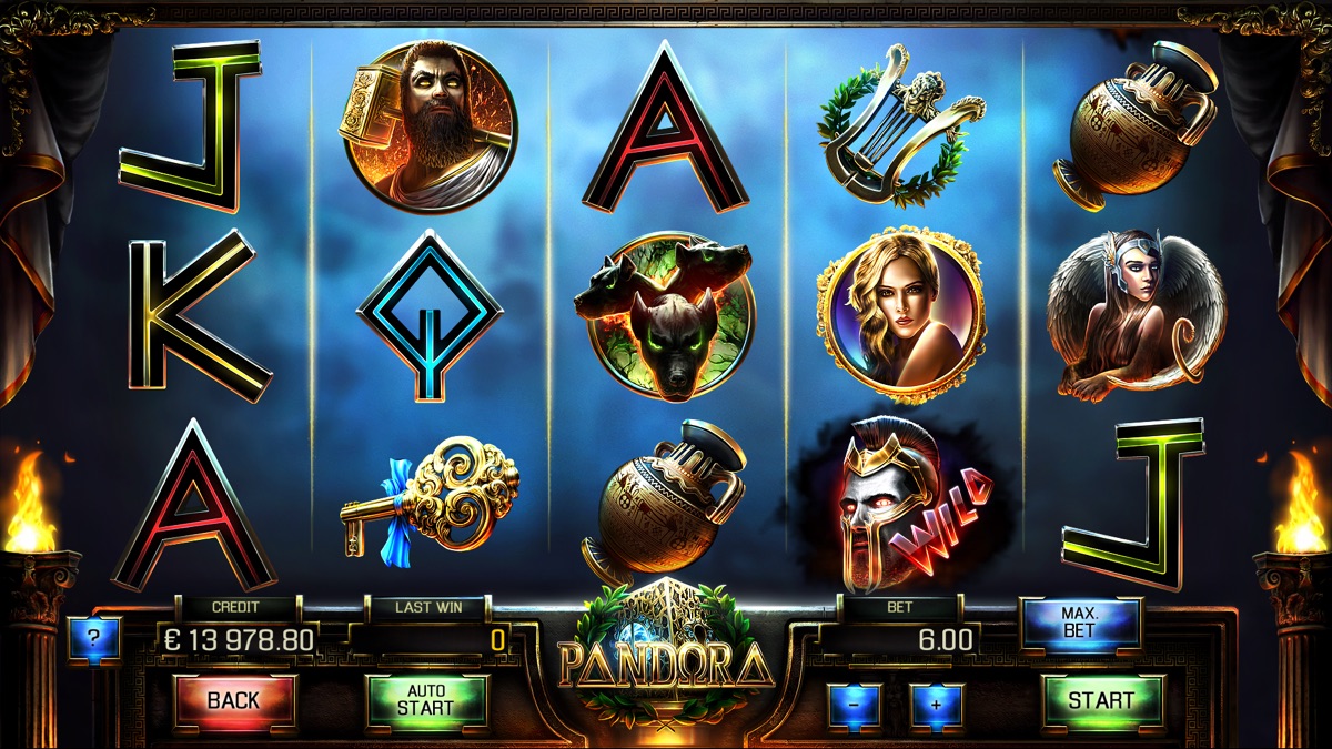 Caça-níquel Pandora da Apollo Games