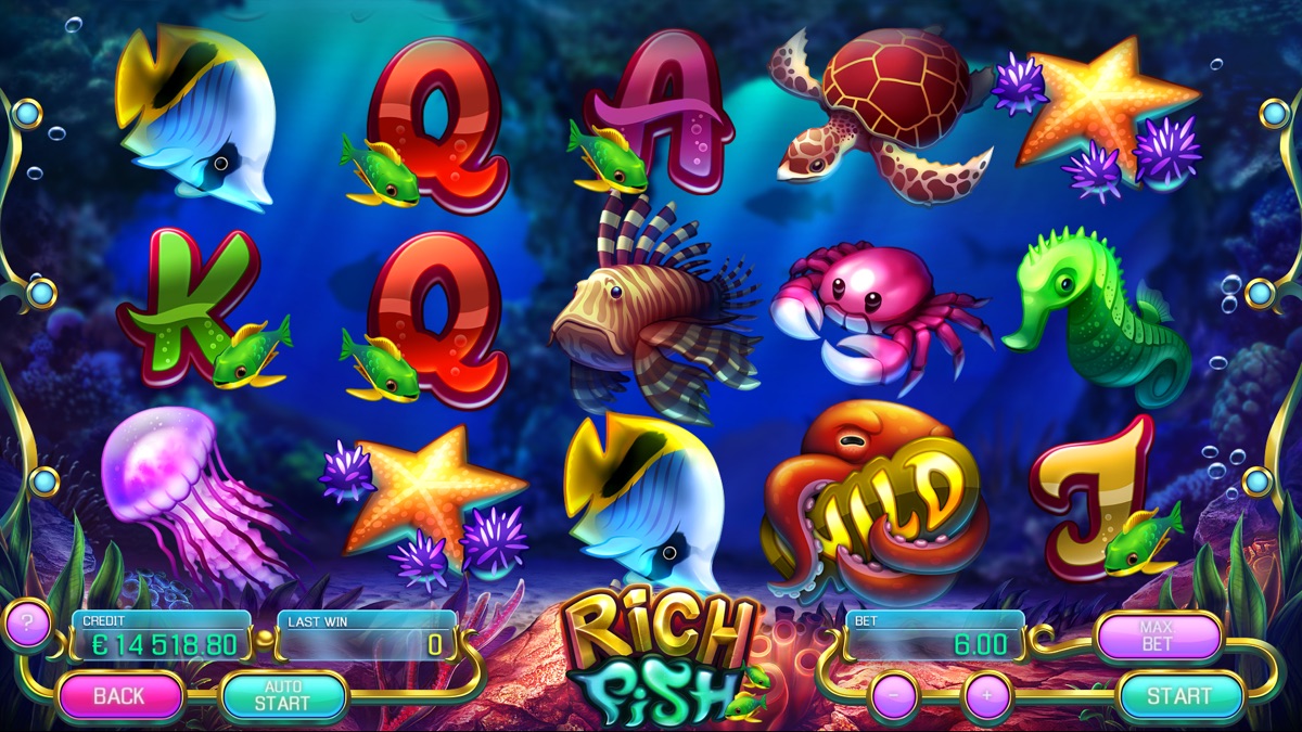 Caça-níquel Rich Fish da Apollo Games