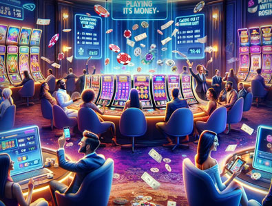 Você pode jogar com o dinheiro do cassino e sacar seus ganhos dentro de certos limites.