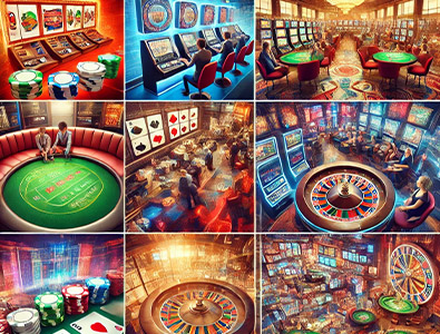 Tipos populares de jogos de azar