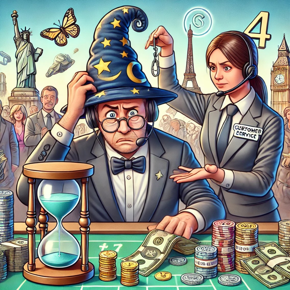 pagamento lento do cassino