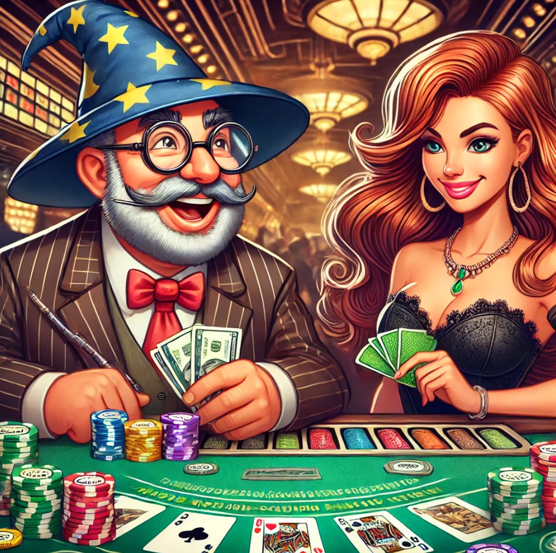 diversão com crupiê ao vivo