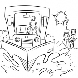 Quebra-cabeça matemático de limpa-neve