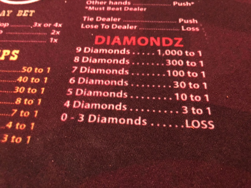 Aposta paralela Diamondz