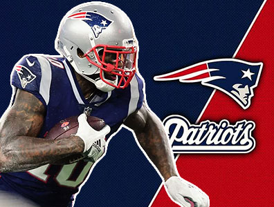 Josh Gordon, do New England Patriots, recebe uma calorosa recepção de sua equipe após ser reintegrado.