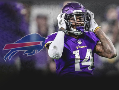O Buffalo Bills adquiriu o wide receiver Stefon Diggs em uma troca com o Minnesota Vikings.