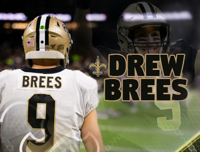 O New Orleans Saints assinou um contrato de 2 anos com Drew Brees.