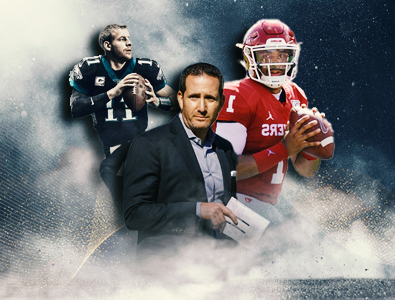 O gerente geral do Philadelphia Eagles, Howie Roseman, selecionou Jalen Hurts no draft: Não se preocupe, Carson Wentz.