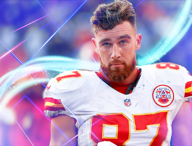 O tight end do Kansas City Chiefs, Travis Kelce, assina extensão de contrato por 4 anos.
