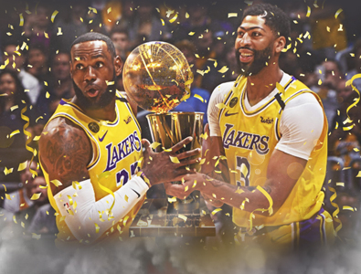 O Los Angeles Lakers derrotou o Miami Heat e conquistou o Campeonato da NBA de 2020.
