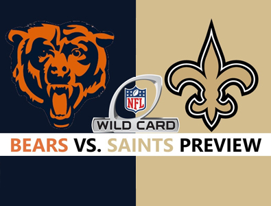 Análise e prévia do jogo de Wild Card dos playoffs da NFL – Bears x Saints