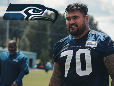 O jogador de linha ofensiva do Seattle Seahawks, Mike Iupati, anuncia sua aposentadoria da NFL.