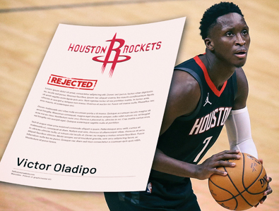 Victor Oladipo rejeita extensão de contrato de 2 anos e US$ 45,2 milhões oferecida pelo Houston Rockets.