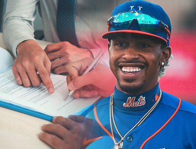 O astro do beisebol Francisco Lindor assina contrato recorde com o New York Mets.