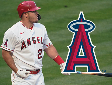 Mike Trout, do Los Angeles Angels, está afastado dos gramados devido a uma distensão de grau 2 na panturrilha direita.