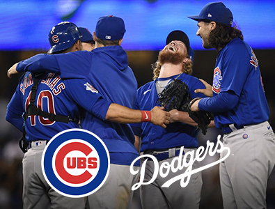 O Chicago Cubs conseguiu um jogo sem rebatidas contra o Los Angeles Dodgers.
