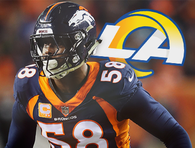 O Denver Broncos trocou o linebacker Von Miller com o Los Angeles Rams por escolhas de draft.