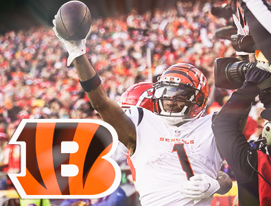O Cincinnati Bengals derrota o Kansas City Chiefs no jogo do Campeonato da AFC.