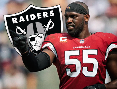 O Las Vegas Raiders contratou o linebacker externo Chandler Jones, especialista em pressionar o quarterback adversário.