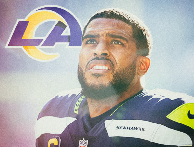 Los Angeles Rams assinam contrato de 5 anos e US$ 50 milhões com o linebacker Bobby Wagner.