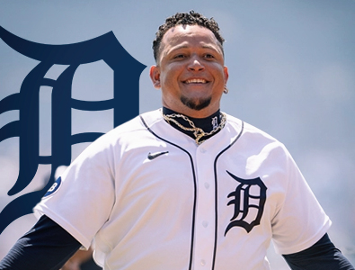 Miguel Cabrera, rebatedor designado do Detroit Tigers, conquista sua 3.000ª rebatida na MLB.