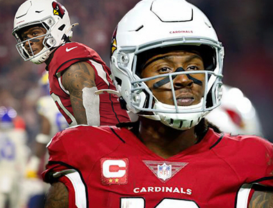 O wide receiver do Arizona Cardinals, DeAndre Hopkins, foi suspenso por 6 jogos por violação das regras antidoping da NFL.