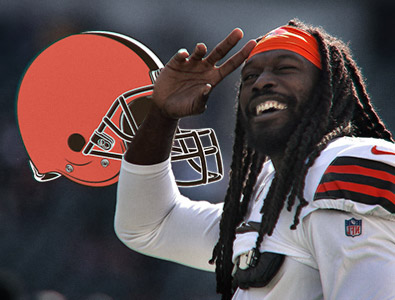 Jadeveon Clowney renova contrato com o Cleveland Browns por um ano.