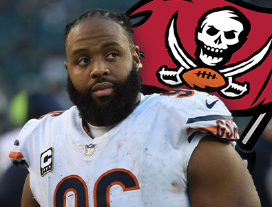 O Tampa Bay Buccaneers assinou um contrato de um ano com o defensive lineman Akiem Hicks.