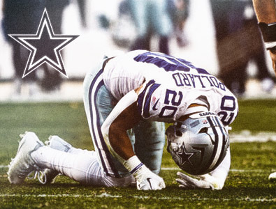 O running back do Dallas Cowboys, Tony Pollard, fraturou a perna no último domingo e foi submetido a uma cirurgia conhecida como "Tightrope".