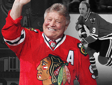 O lendário ala esquerda do Chicago Blackhawks, Bobby Hull, faleceu aos 84 anos.