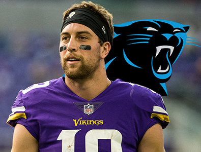 O Carolina Panthers assinou um contrato de 3 anos com o wide receiver Adam Thielen, no valor de US$ 25 milhões.