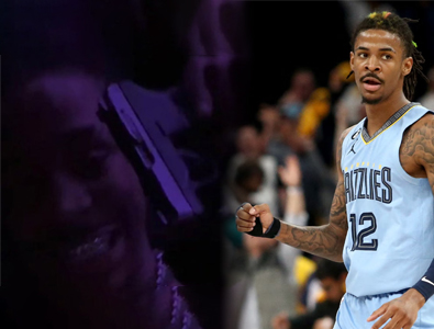 O armador Ja Morant, astro do Memphis Grizzlies, foi flagrado brincando com uma arma de fogo em uma transmissão ao vivo no Instagram pela segunda vez.