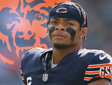 O quarterback do Chicago Bears, Justin Fields, fala sobre o mau início da equipe na temporada 2023-2024 da NFL.