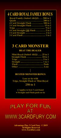 verso do cartão de apresentação