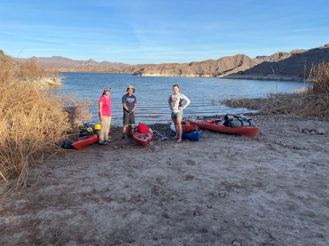 Área de acampamento - a poucos quilômetros ao sul de Nelson's Landing