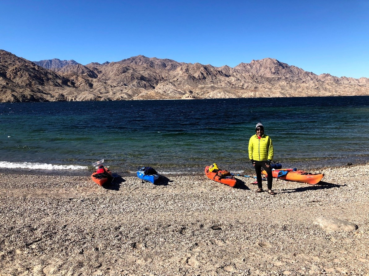Parada para descanso no último dia.