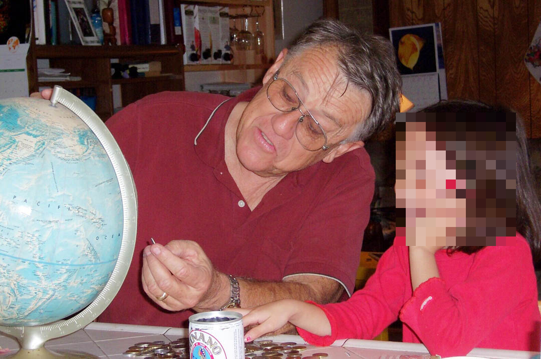 Meu pai com minha filha mais velha