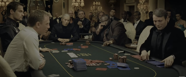 Cena de pôquer de Casino Royale