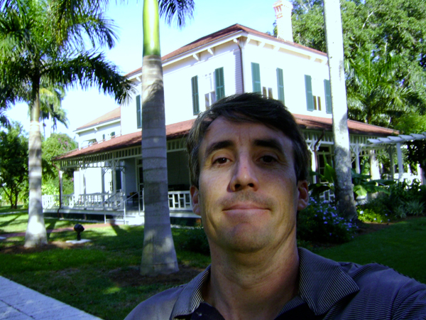 A casa de férias de Thomas Edison, em Fort Myers, Flórida.