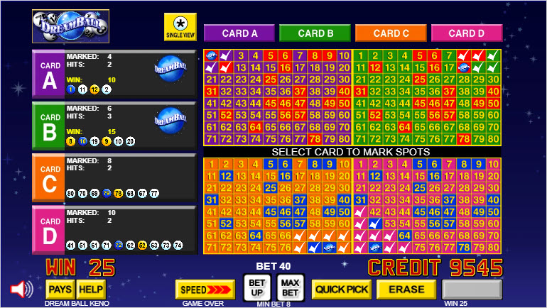 bola dos sonhos keno