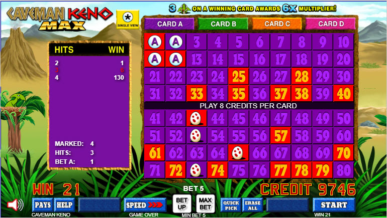 carta do homem das cavernas